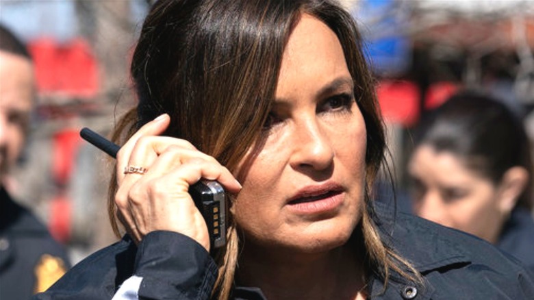 Olivia Benson talking on phone