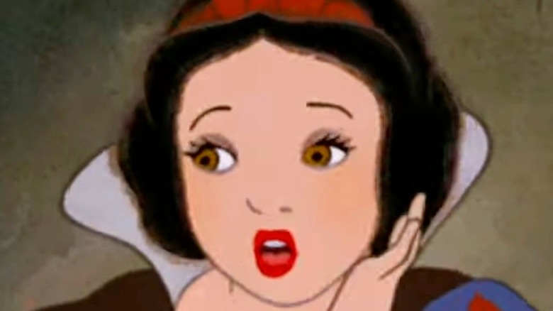 Snow White looking shocked