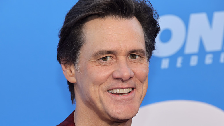 Jim Carrey looking happy