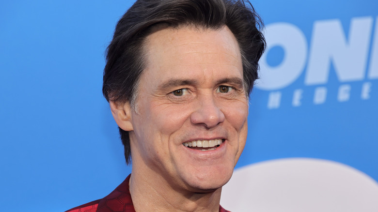 Jim Carrey looking happy
