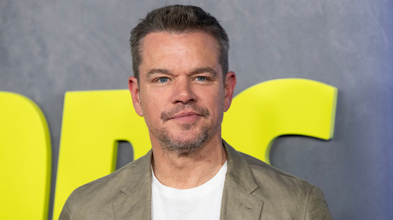 Matt Damon on the red carpet in 2024