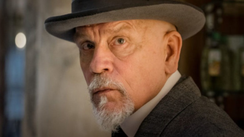 John Malkovich as Hercule Poirot in The ABC Murders