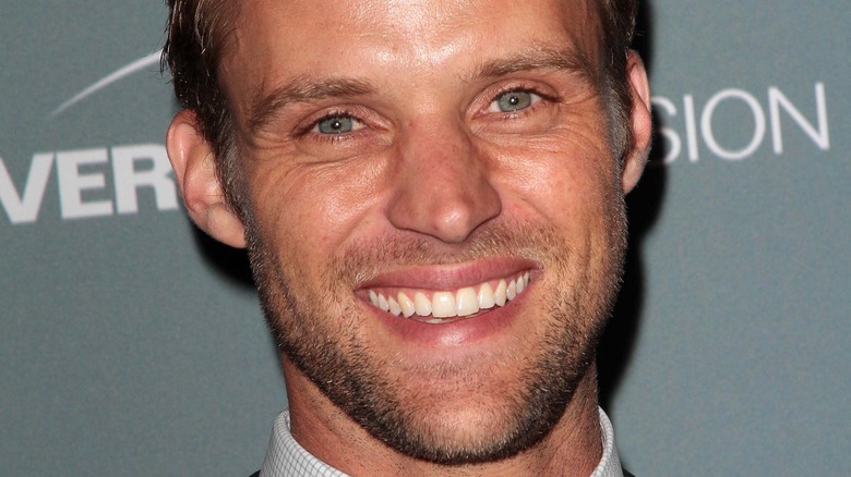 Jesse Spencer at a press event