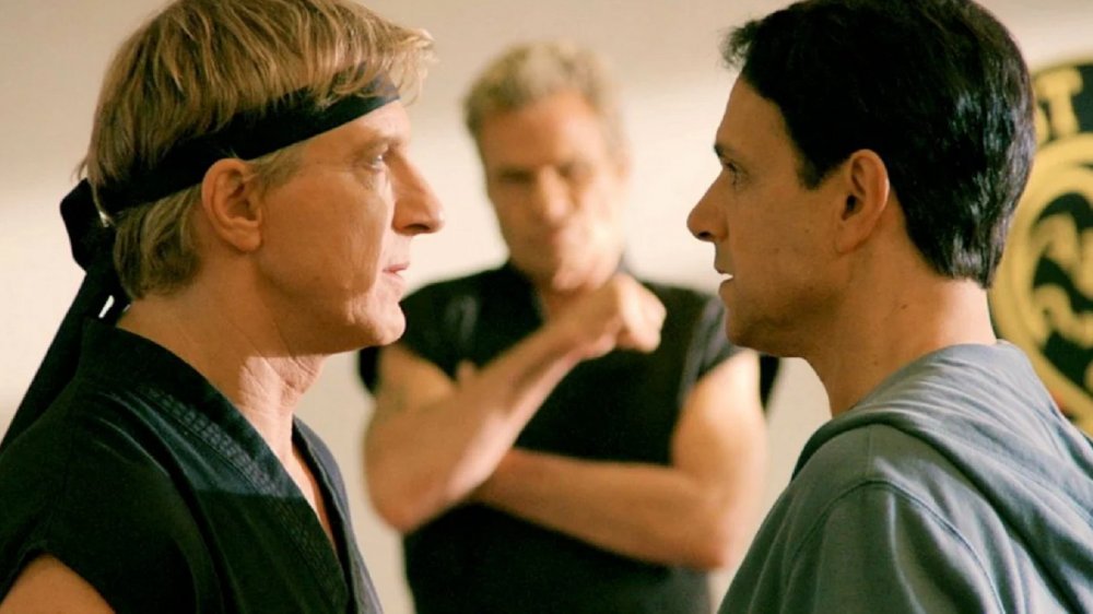 William Zabka, Martin Kove, and Ralph Macchio on Cobra Kai