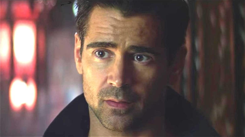 Colin Farrell looking off screen