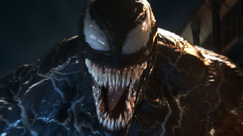 Venom with mouth open