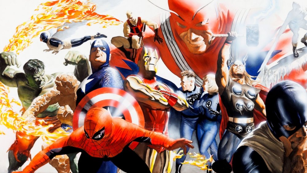 Marvel superheroes by Alex Ross