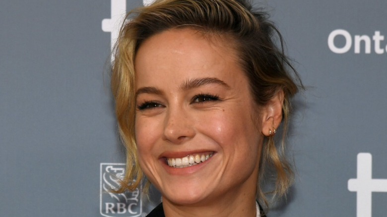 Brie Larson grinning