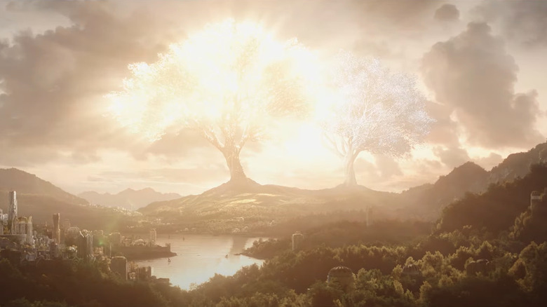 The Two Trees of Valinor, where Melian was from