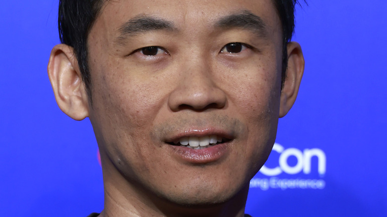 James Wan smiling slightly