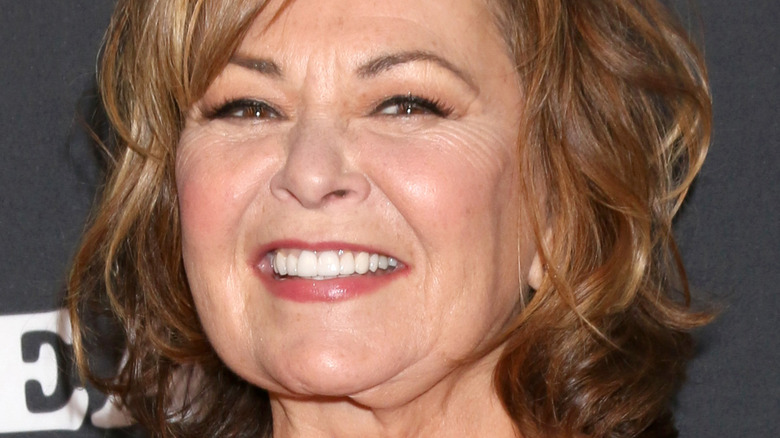 Roseanne Barr smiling