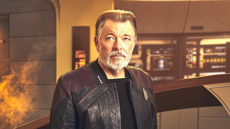 William Riker on bridge of Enterprise