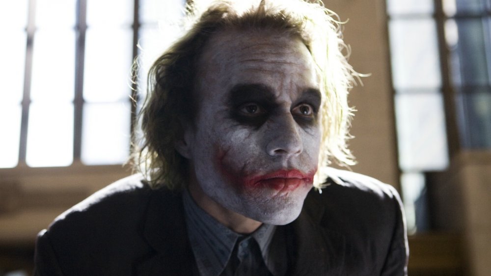 Heath Ledger as the Joker in The Dark Knight