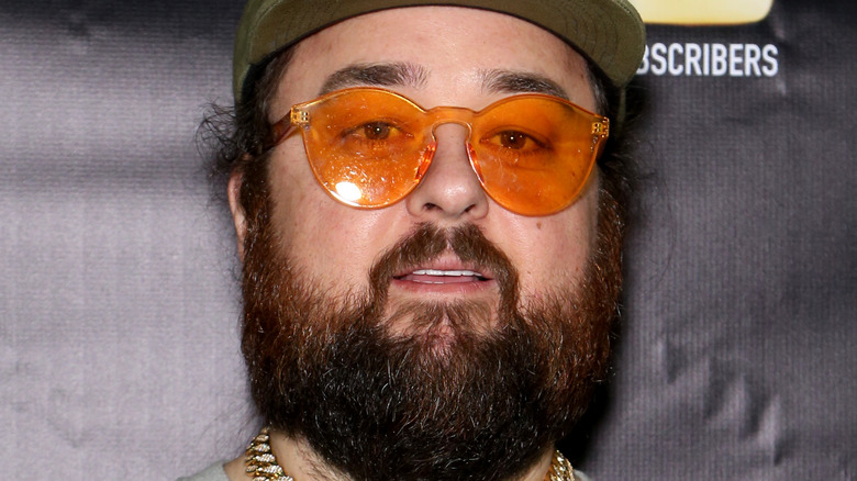 Chumlee in orange glasses