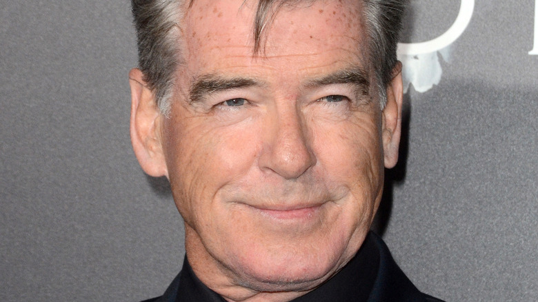 Pierce Brosnan smiling