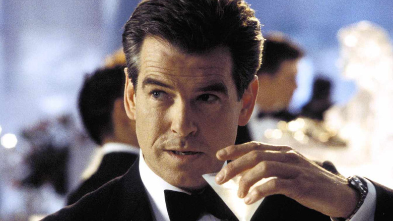Pierce Brosnan smiling