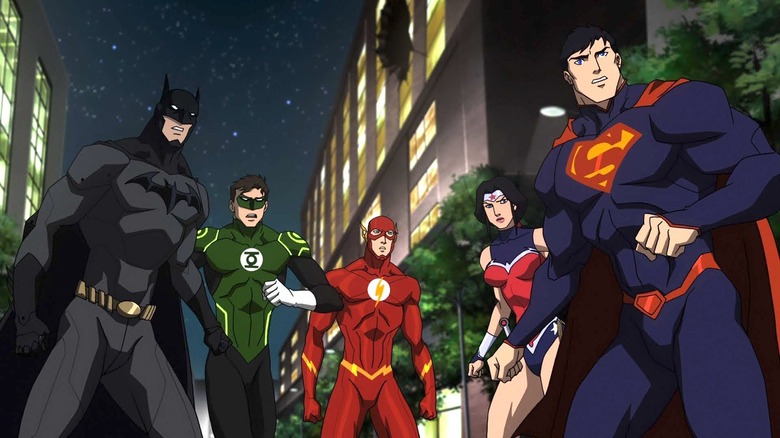 Justice League War Batman Superman Wonder Woman Flash Green Lantern