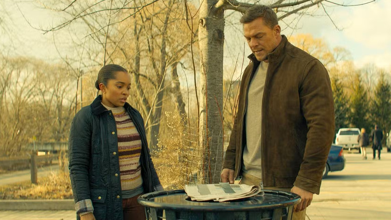 Dominique and Jack are horrified by evidence in "Reacher"