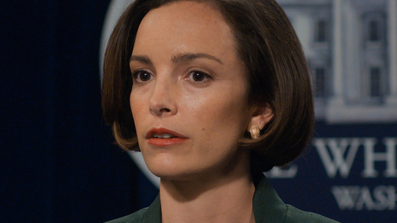 Jodi Balfour as President Ellen Wilson