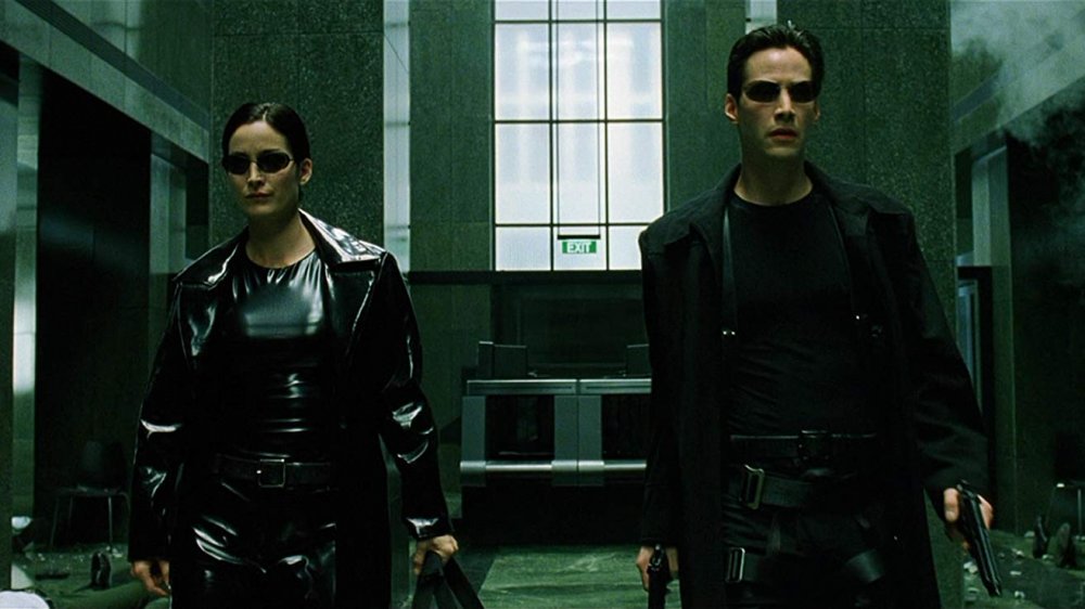 Neo and Trinity in The Matrix