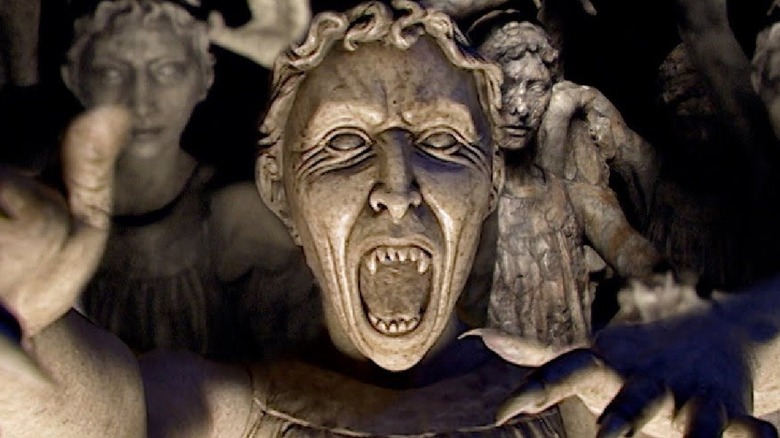 A Weeping Angel attacking