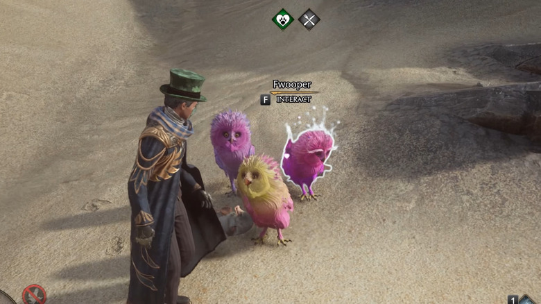 Fwoopers in "Hogwarts Legacy"