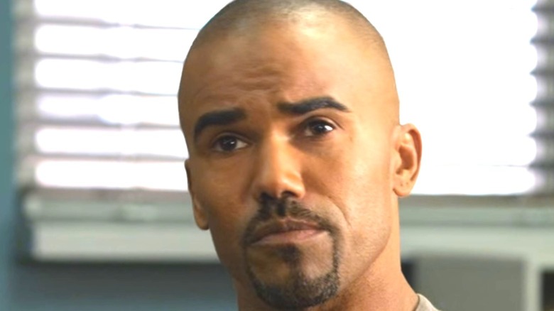 Derek Morgan looking concerned