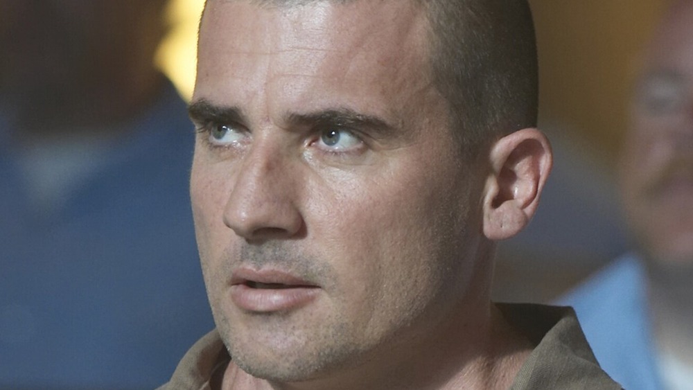 Dominic Purcell glaring