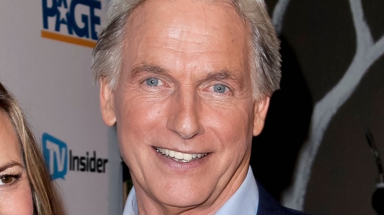 Mark Harmon smiling