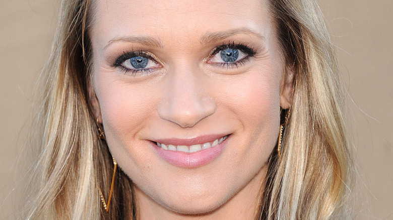 AJ Cook Smiling