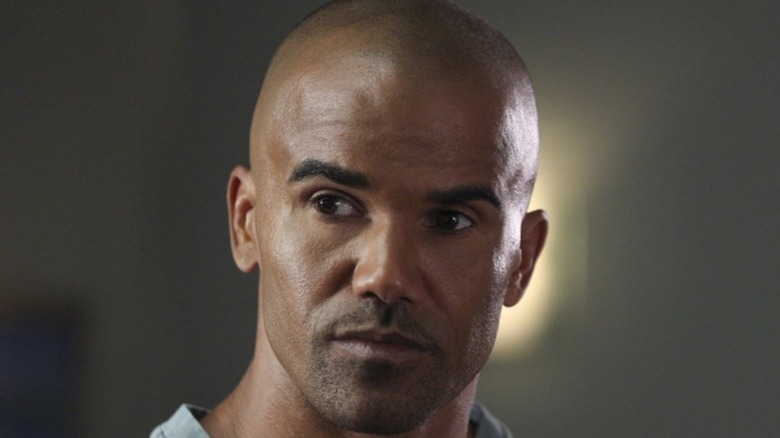 Derek Morgan looks on