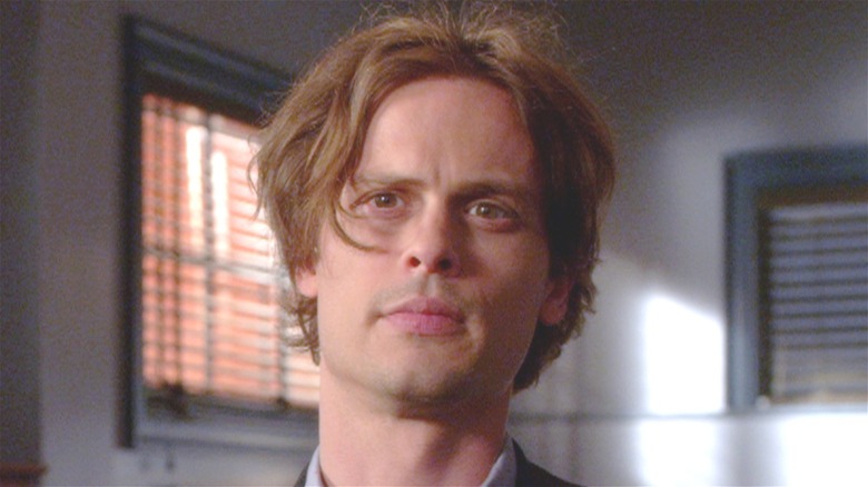 Spencer Reid looking inquisitive