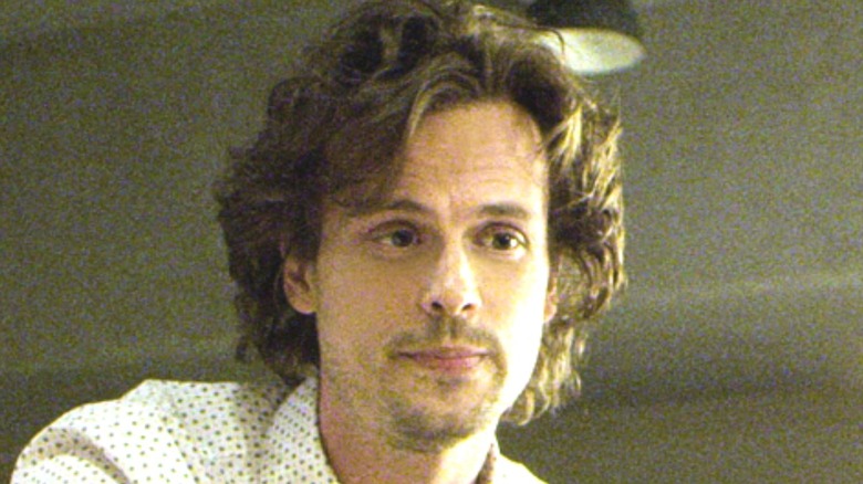 Spencer Reid looking on