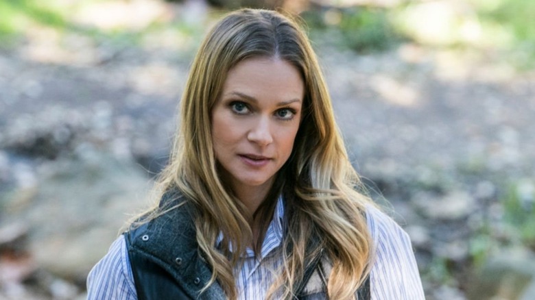 A.J. Cook with eyes wide open