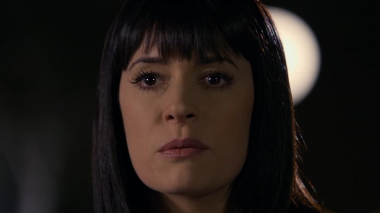 Emily Prentiss with bangs on Criminal Minds