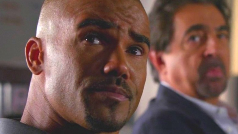 Derek Morgan serious