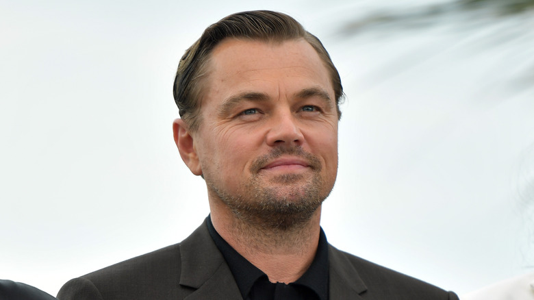 Leonardo DiCaprio looking up 