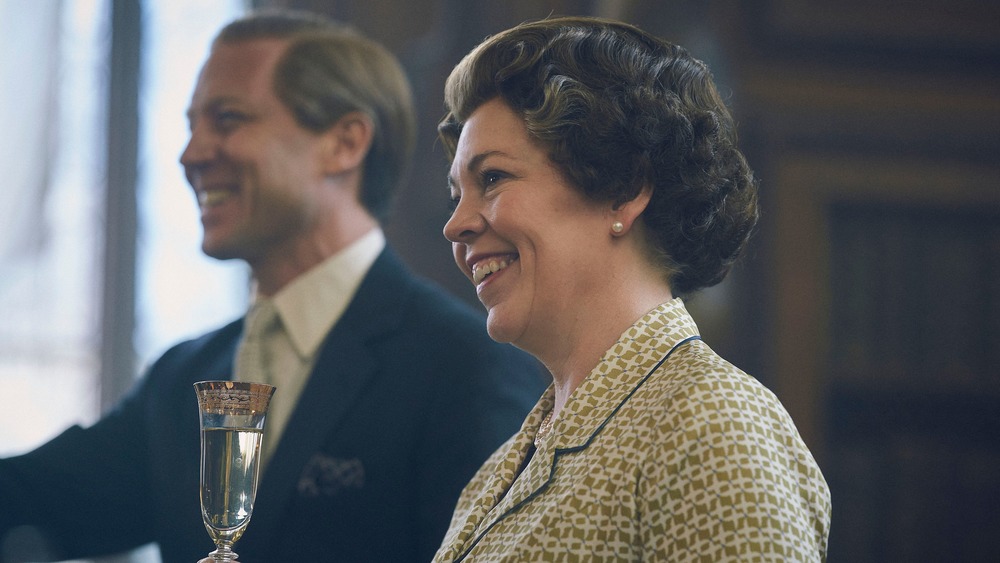 Olivia Colman as Queen Elizabeth II on The Crown