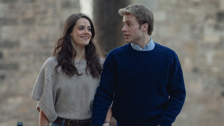 Prince William and Kate Middleton walking