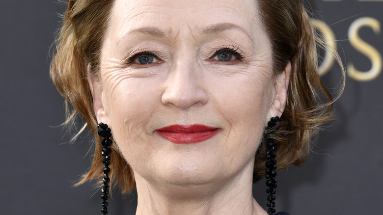 Lesley Manville attends event 