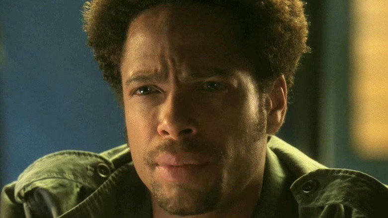 Warrick Brown frowning in CSI