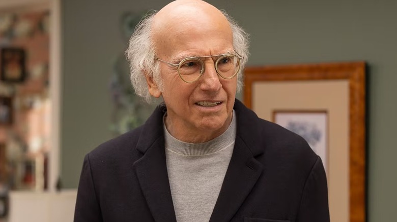 Larry David talking