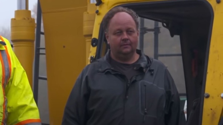 Billy Gerhardt and his excavator