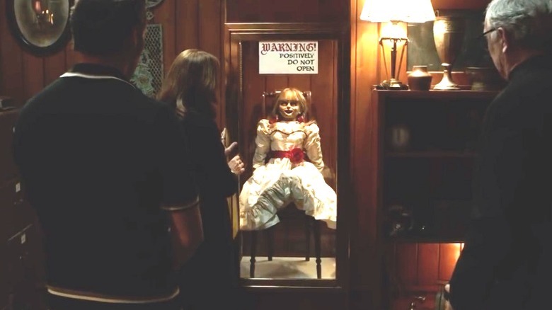 Annabelle in her case