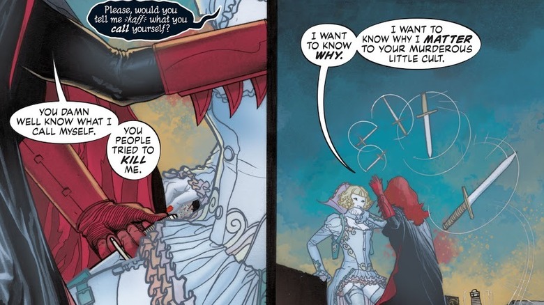 Batwoman fighting Alice
