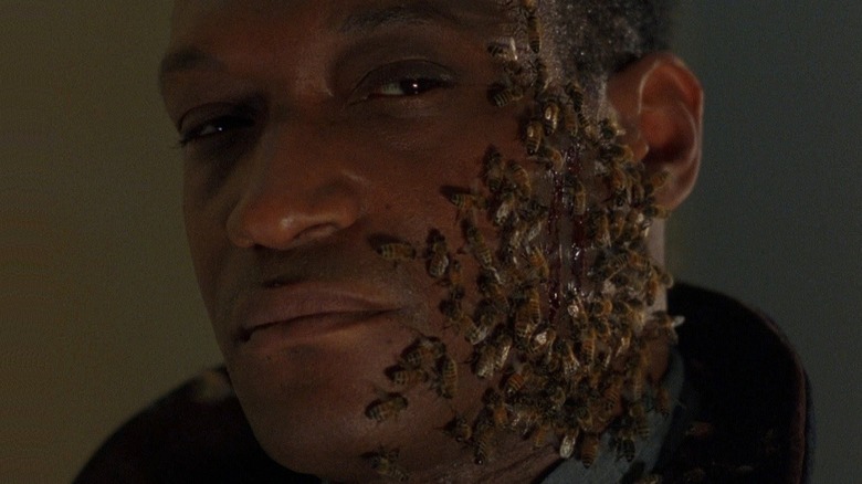 Candyman is covered with bees