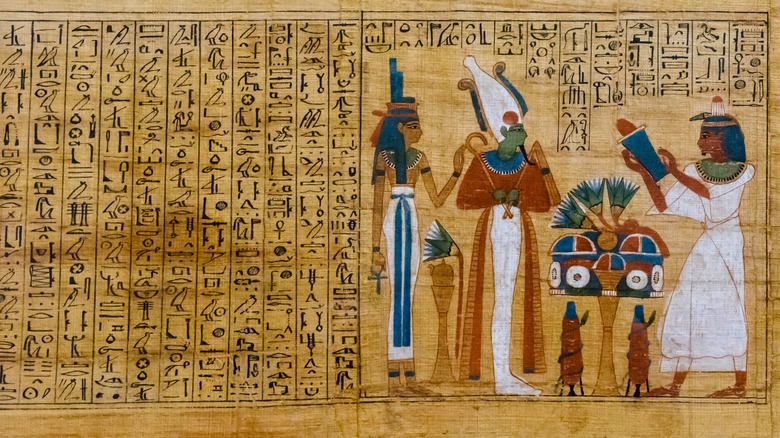   Escriptura i art egipci antic