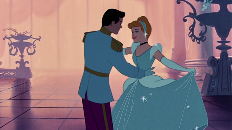   Disney's Cinderella dancing with prince