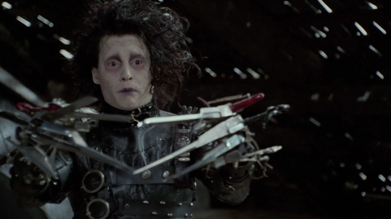 Edward showing his scissor hands