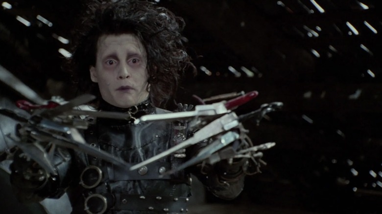 Edward showing his scissor hands
